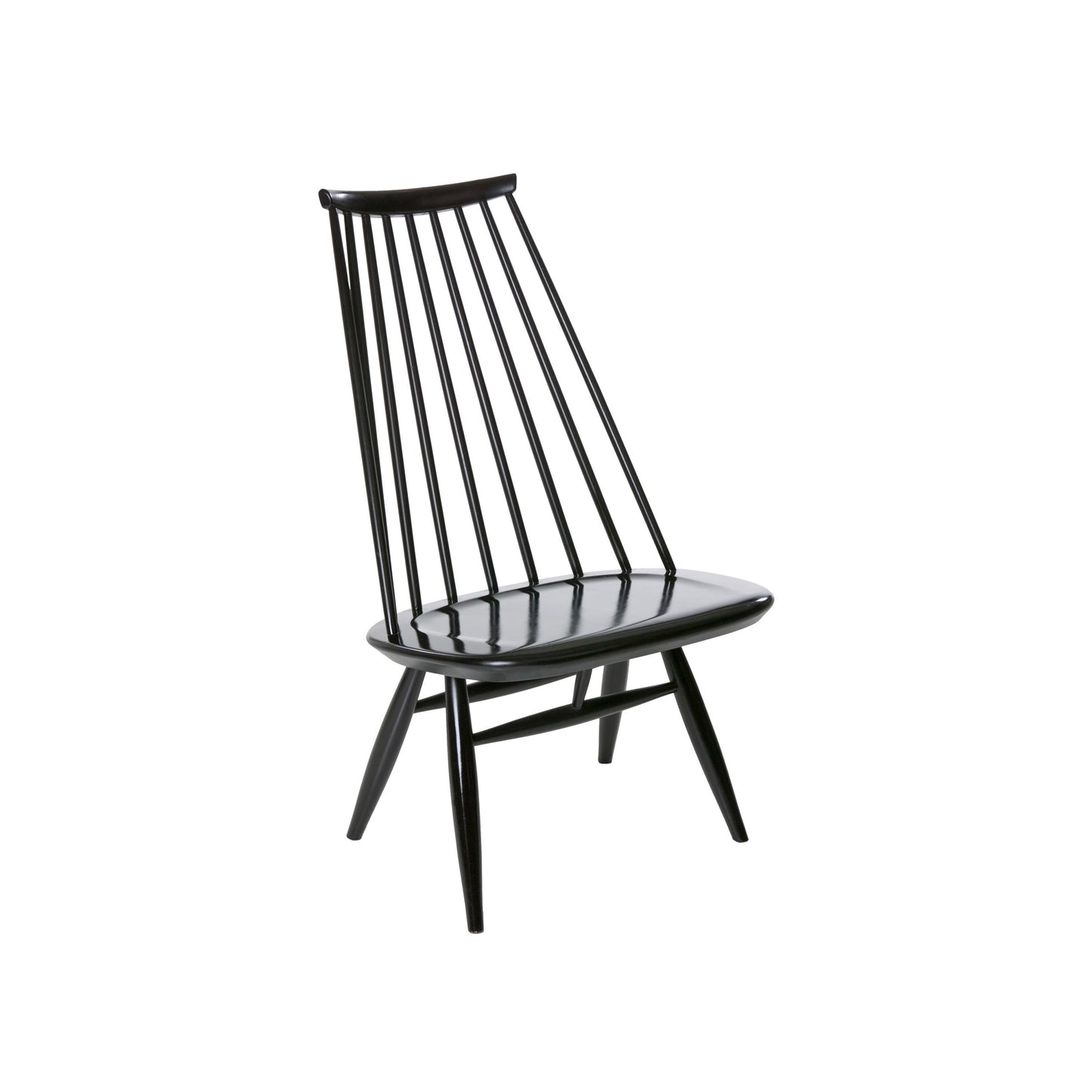 Artek Mademoiselle Lounge Chair — black lacquered