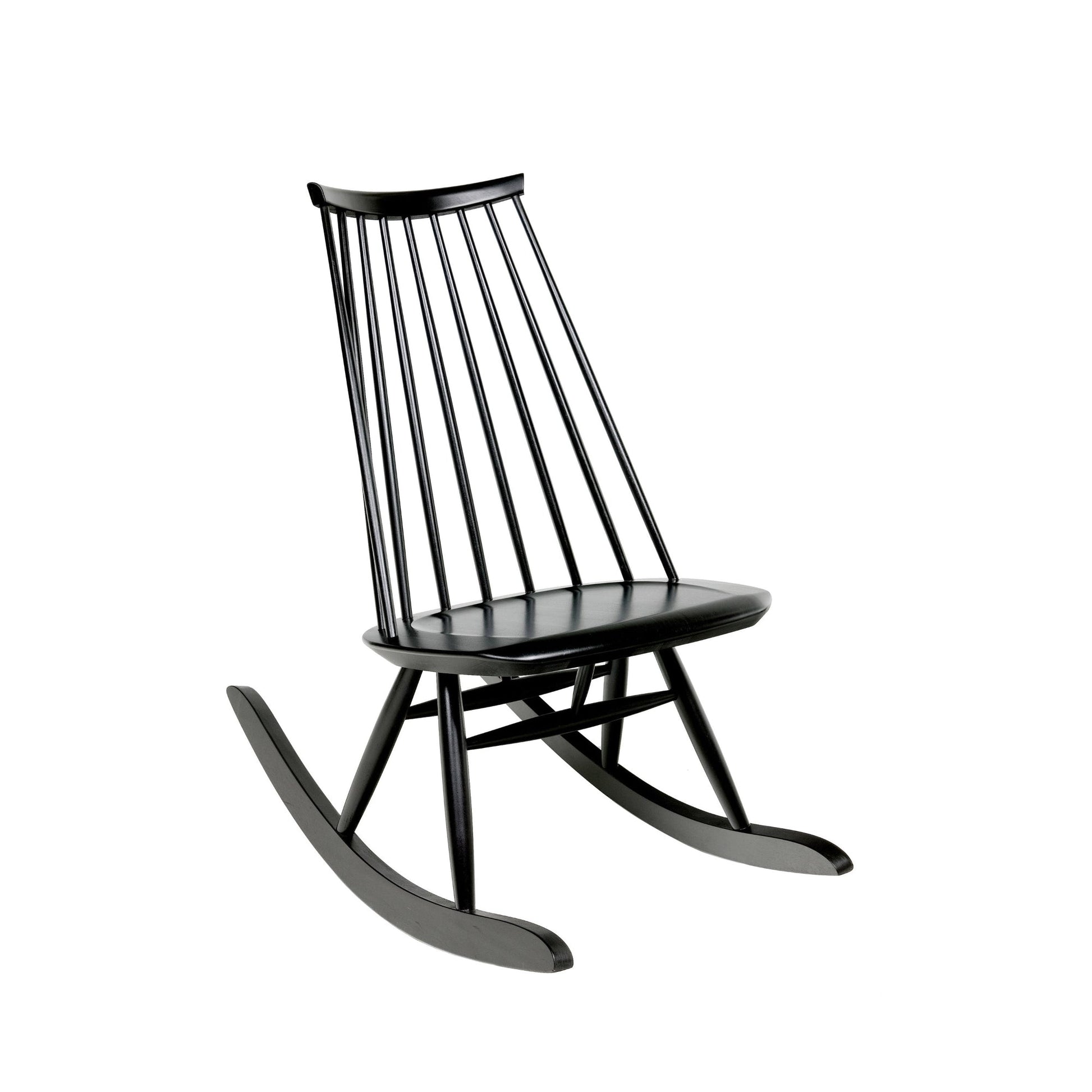 Artek Mademoiselle Rocking Chair — black lacquered