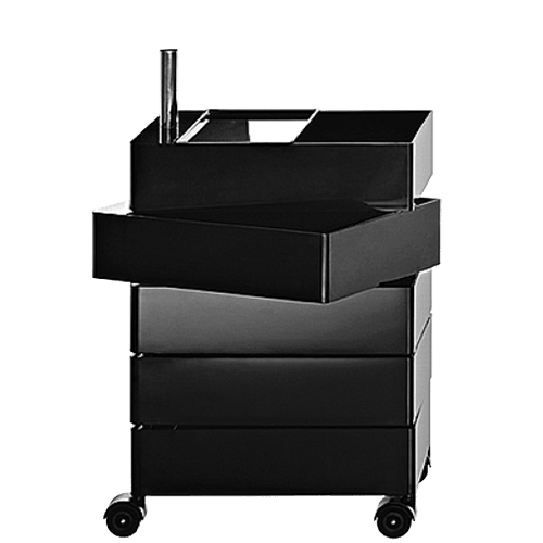 360° - ABS chest of 5 drawers with casters