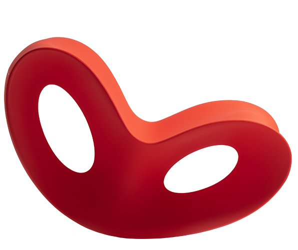 VOIDO - Rocking polyethylene armchair