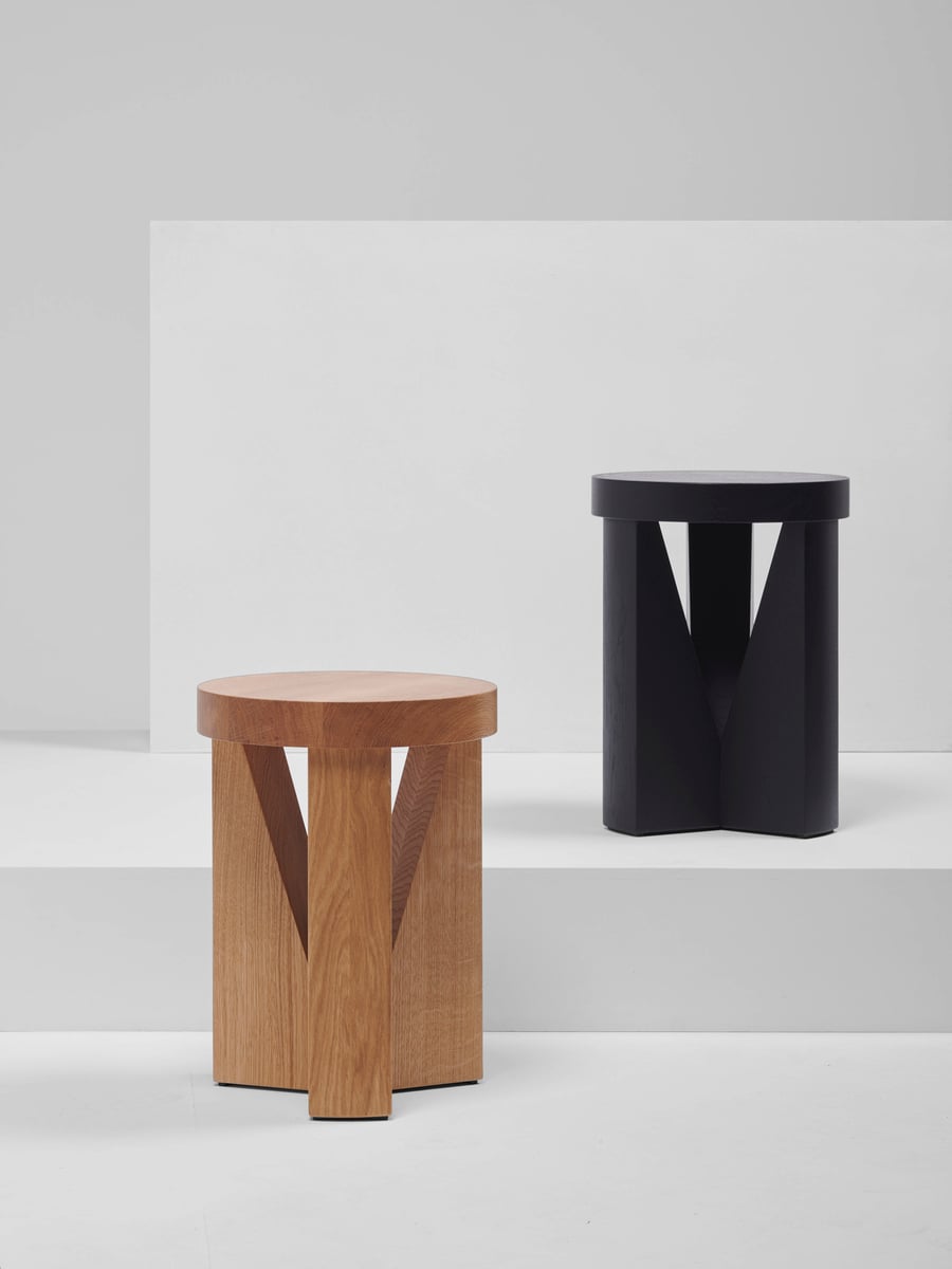 MC20 Cugino stool, black