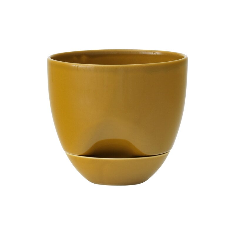 Hydrous planter by Audo Copenhagen #12 cm, ochre #