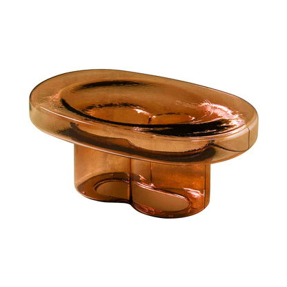 Soda Oval - Coffee Table by Miniforms #Blown Glass | Amber