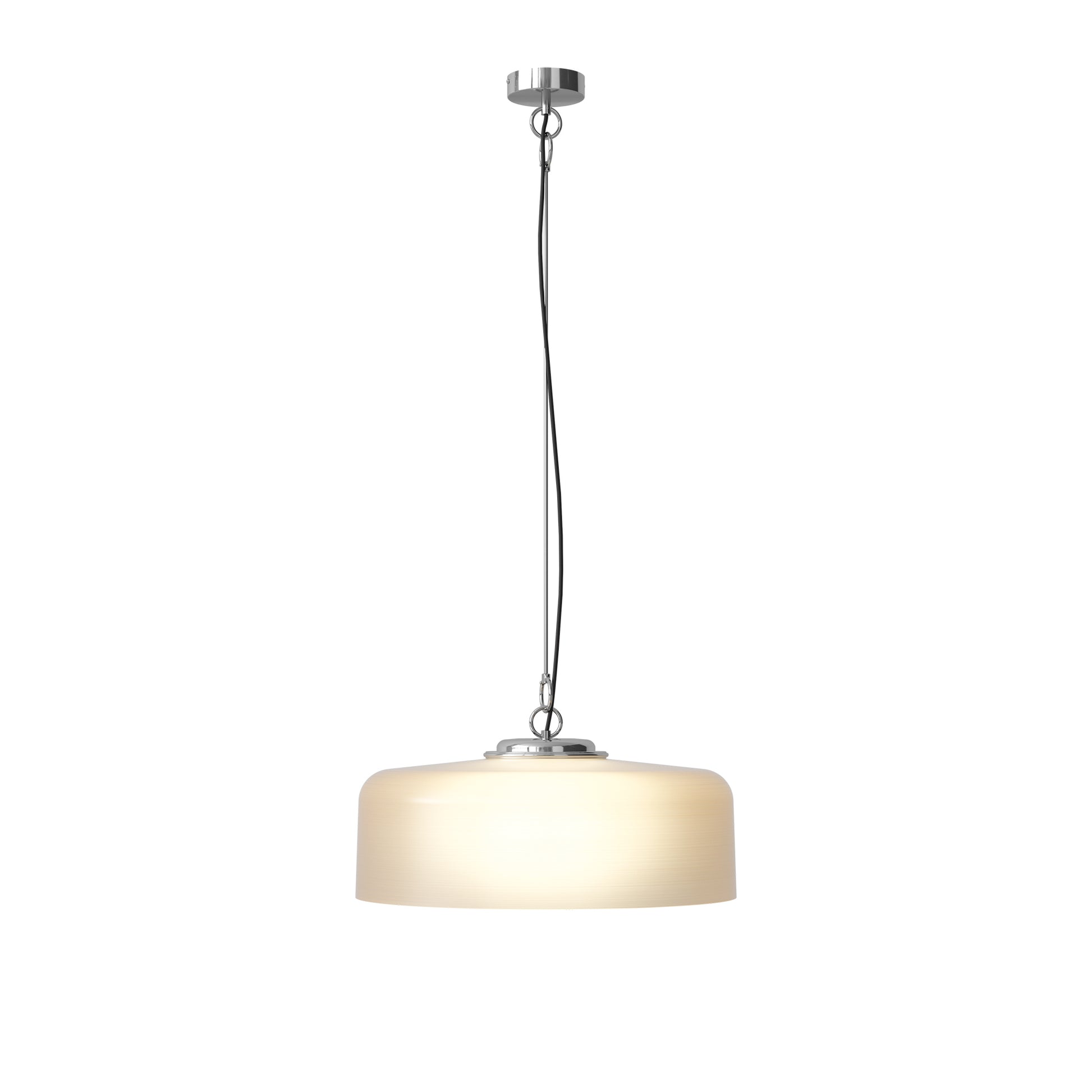 Suspension Lamp Model 2050 by Astep #Rod Suspension / Pearl Diffuser