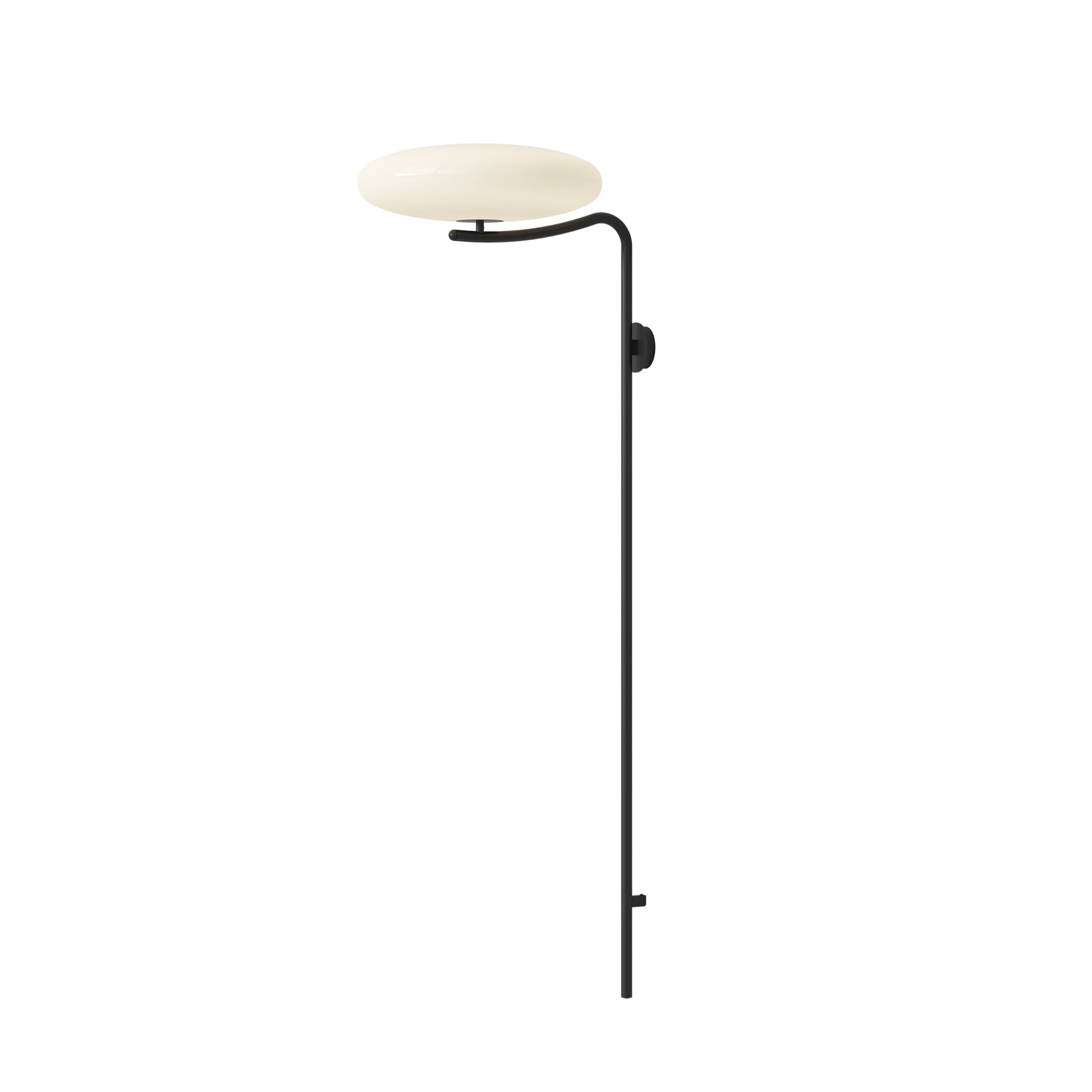 Model 2065 Wall Lamp by Astep #White Diffuser / Black Structure