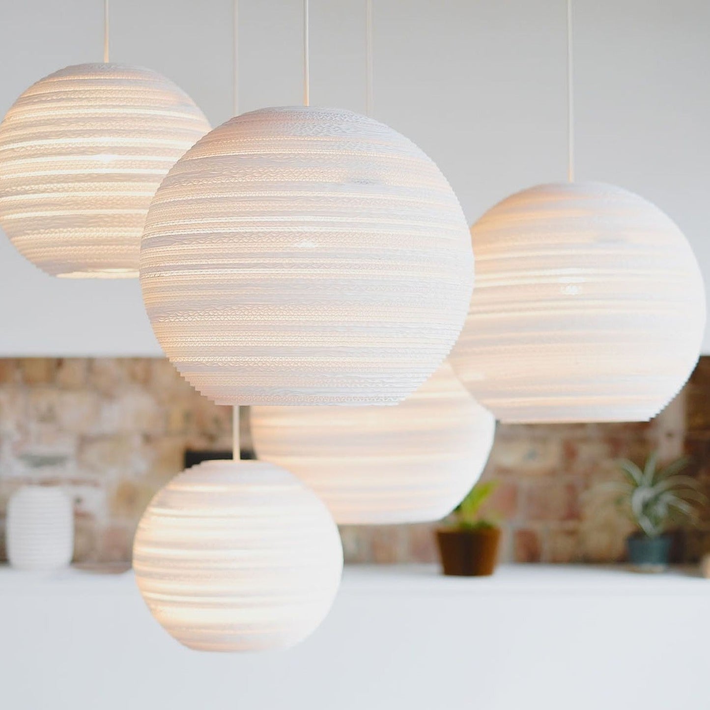 Graypants Scraplight Moon Pendant Lamp