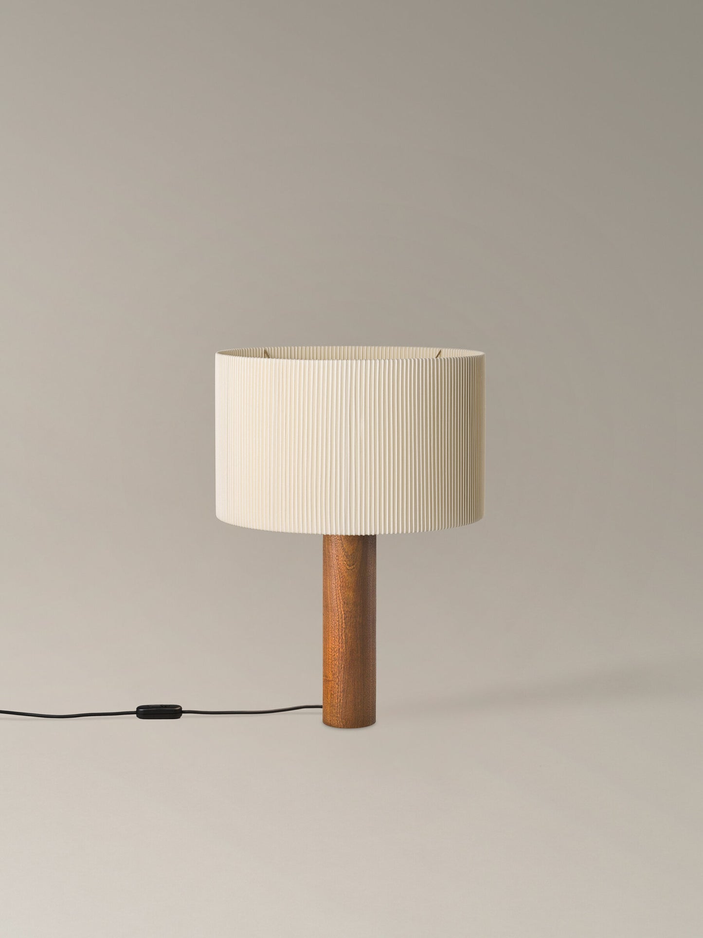 MORAGAS - LED Sapele wood table lamp