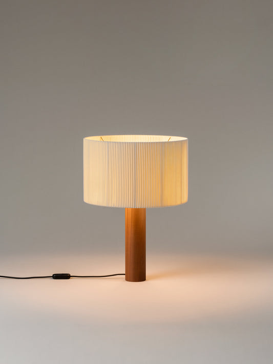 MORAGAS - LED Sapele wood table lamp