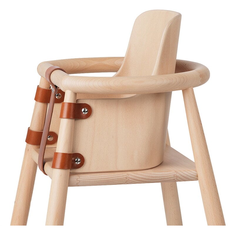 Baby backrest for ND54 high chair by Carl Hansen & Søn # lacquered beech #