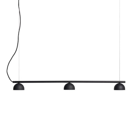 Blush rail 3 pendant by Northern #black matt #