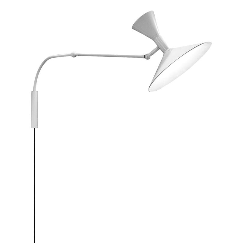 Mini Lampe De Marseille - Adjustable Aluminium Wall Lamp by Nemo #whitewash / whitewash