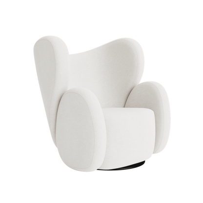 Big Big Chair - Wing Fabric Armchair by Norr11 #Barnum Bouclé | 01