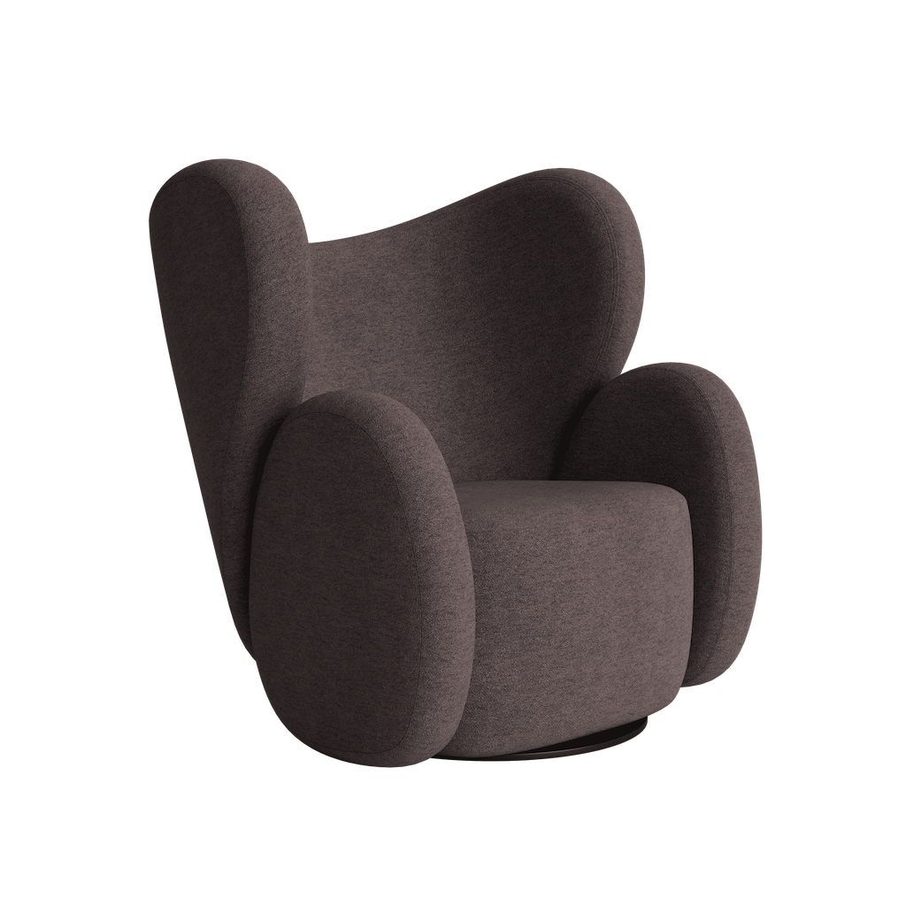 Big Big Chair - Wing Fabric Armchair by Norr11 #Barnum Bouclé | 11