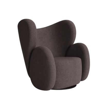 Big Big Chair - Wing Fabric Armchair by Norr11 #Barnum Bouclé | 11