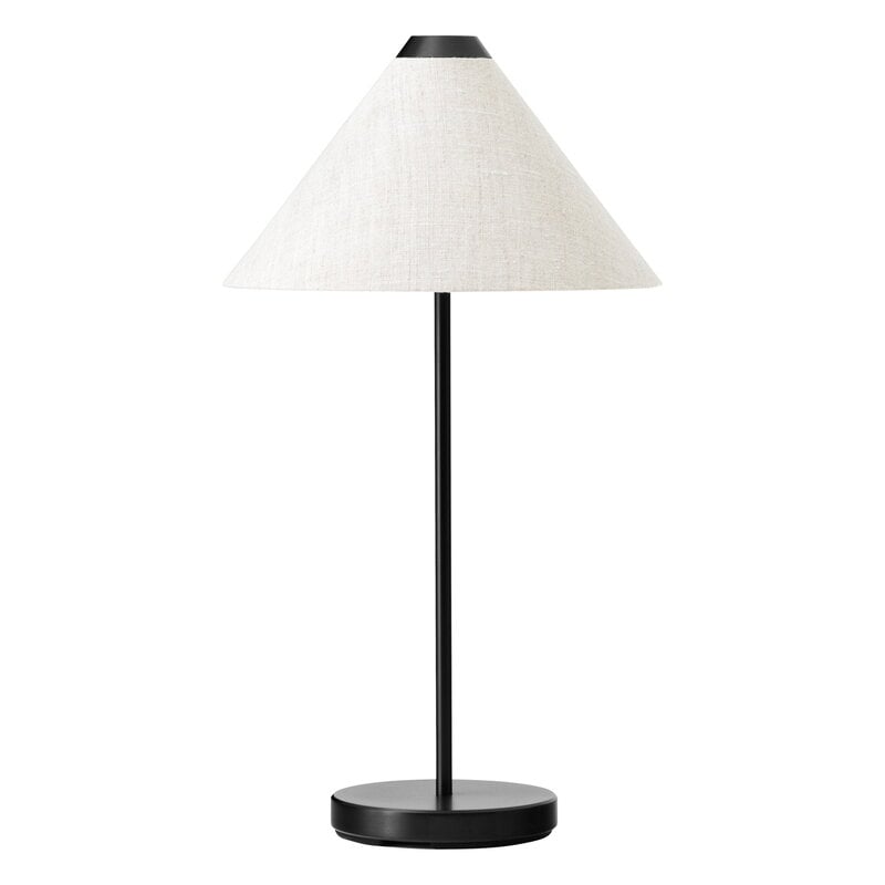 Brolly portable table lamp by New Works #linen #