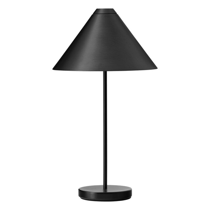 Brolly portable table lamp by New Works #black steel #