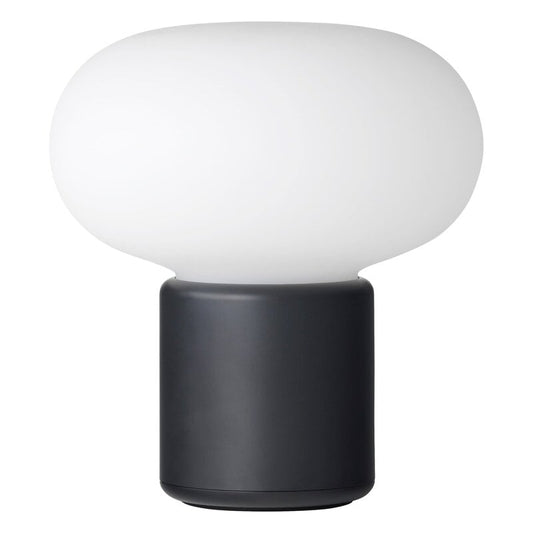 Karl-Johan portable table lamp by New Works #cold black #