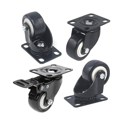 Cube wheels for storage box by Nofred #set of 4, black #