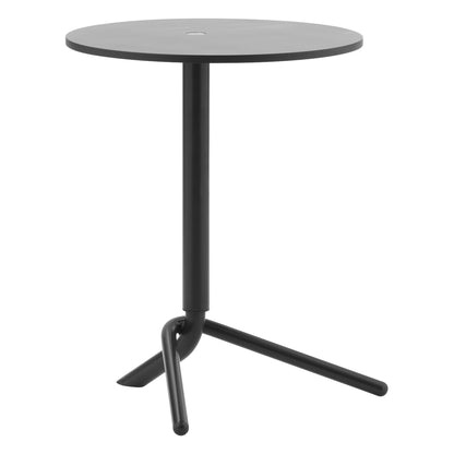 Lift side table, black