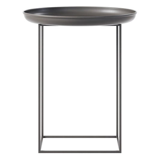 Duke side table by NORR11 #45 cm, earth black #