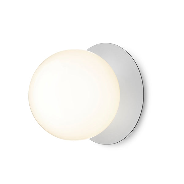 Liila 1 Wall/Ceiling Lamp Large by Nuura #Silver / Opal