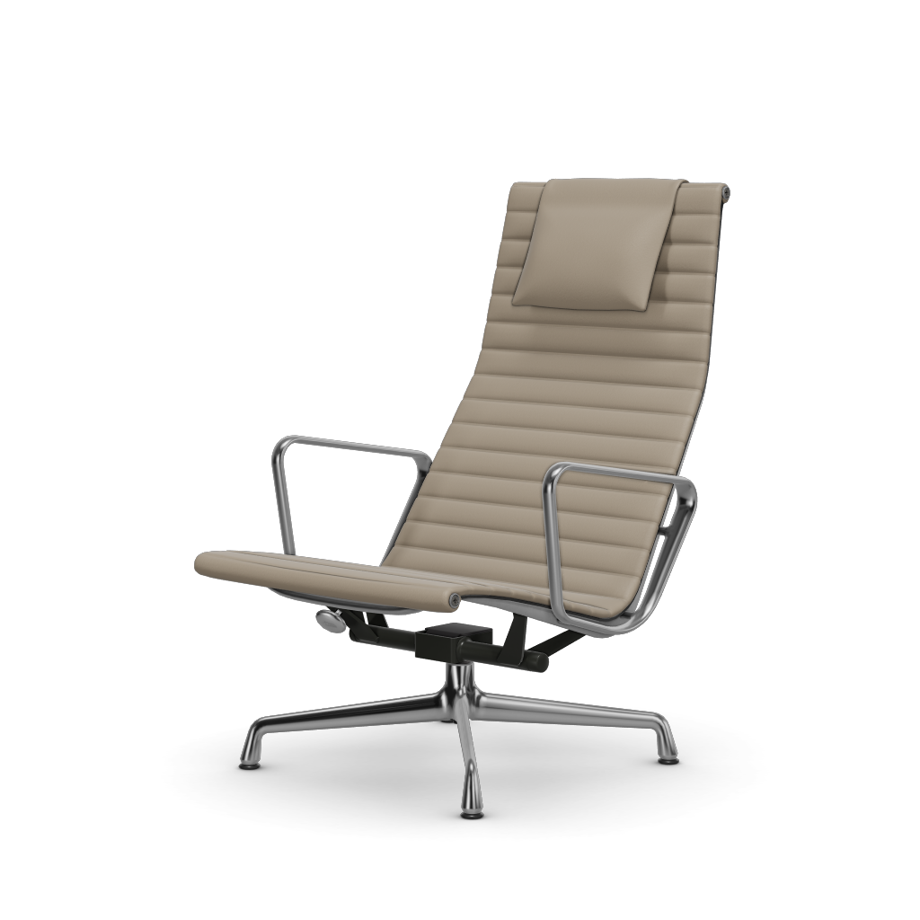 Aluminium Chair EA 124 – Lounge (Cover material - Fabric Leather Premium F)