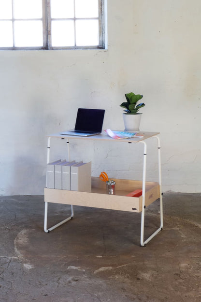 P001 counter, birch - white