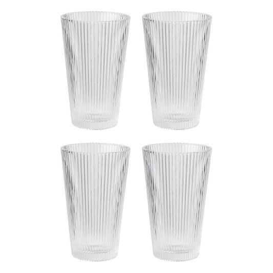 Pilastro drinking glass by Stelton #35 cl, 4 pcs, clear #