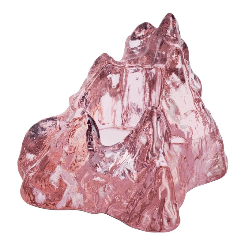 The Rock votive by Kosta Boda #91 mm, pink #