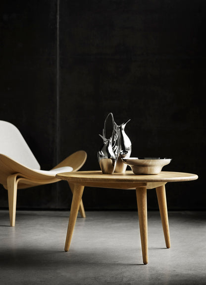 CH008 coffee table, 78 cm, oiled oak
