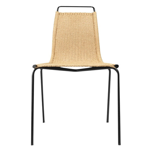 PK1 chair by Carl Hansen & Søn #black steel - natural paper cord #