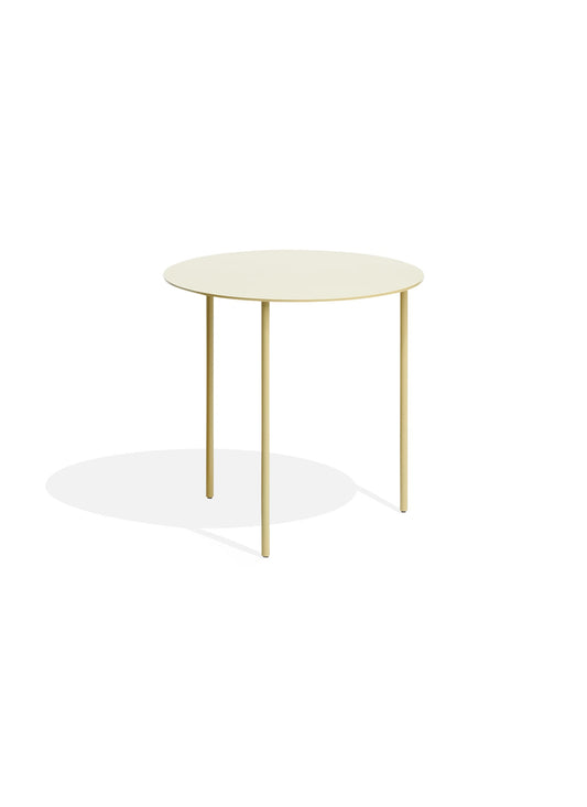 Pair side table, M, ochre steel