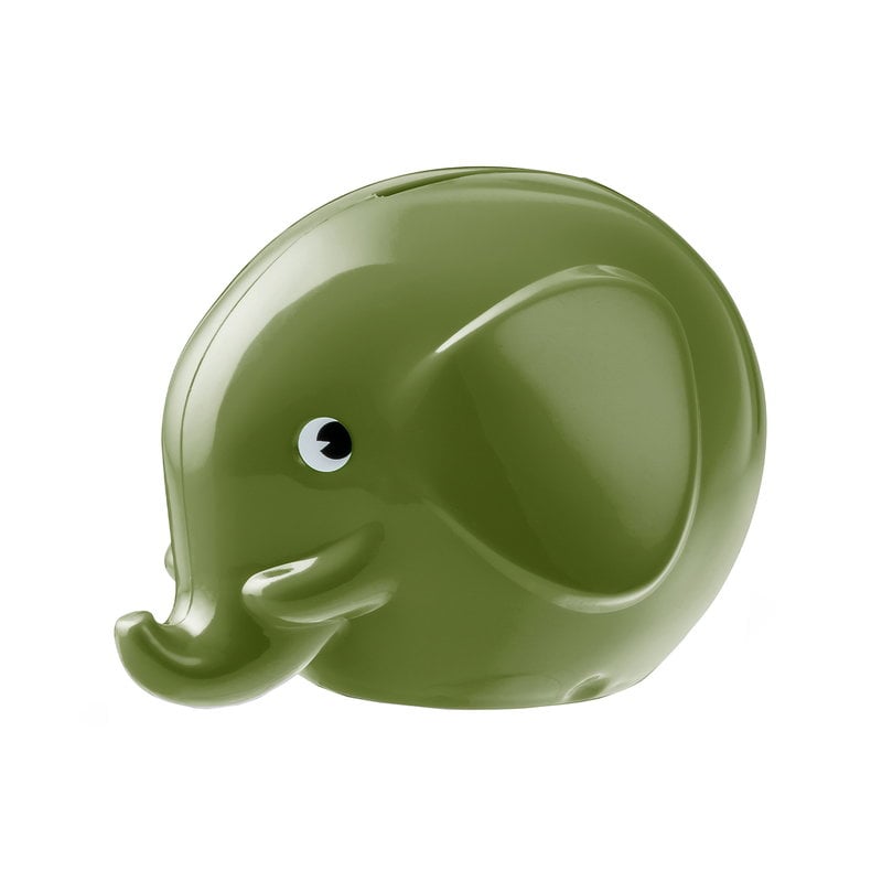 Medi Elephant moneybox by Palaset #forest green #