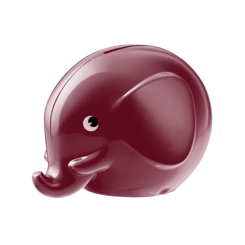 Medi Elephant moneybox by Palaset #burgundy #