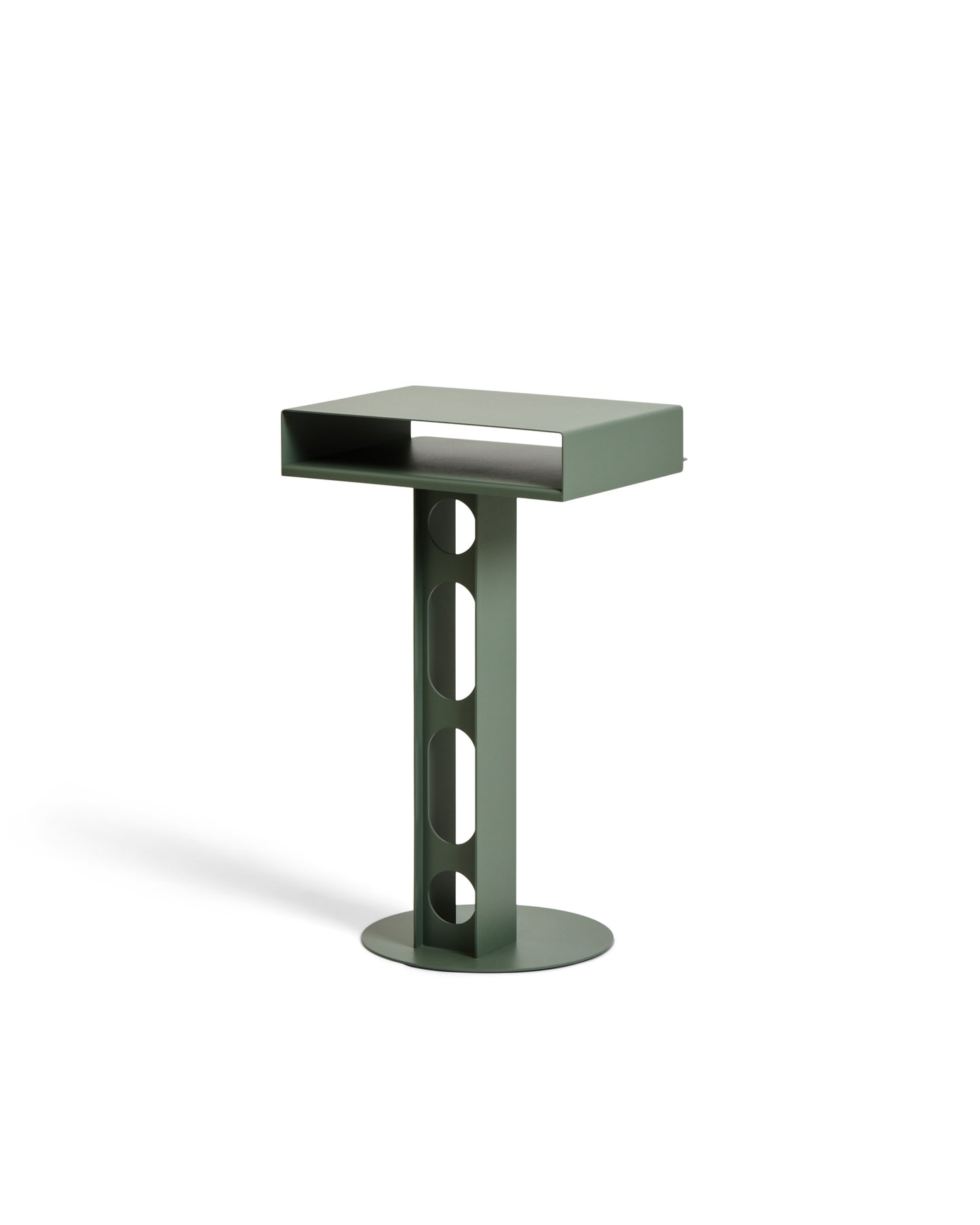 Sidekick table, mossy green