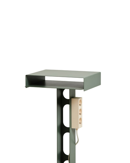 Sidekick table, mossy green