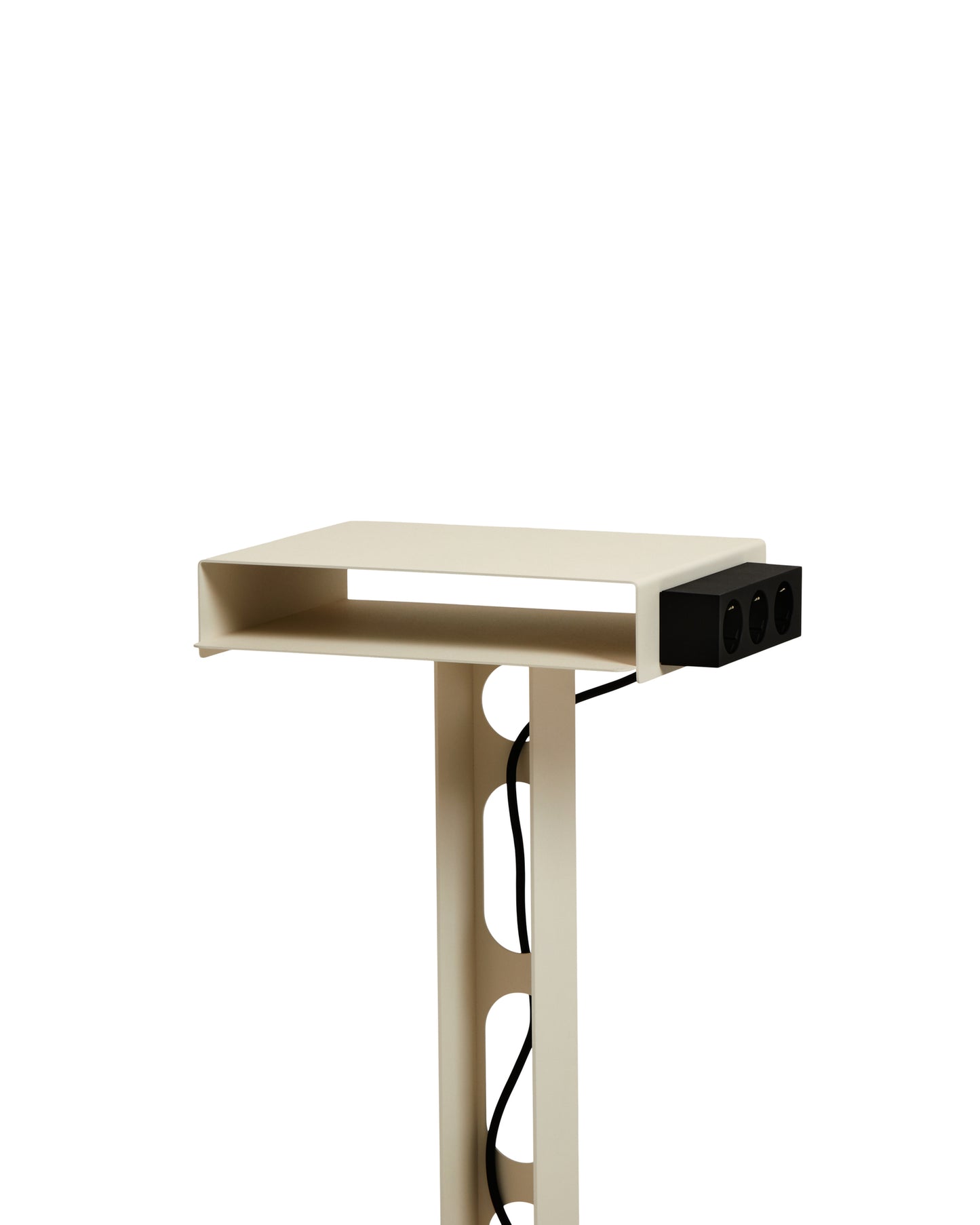 Sidekick table, pearl
