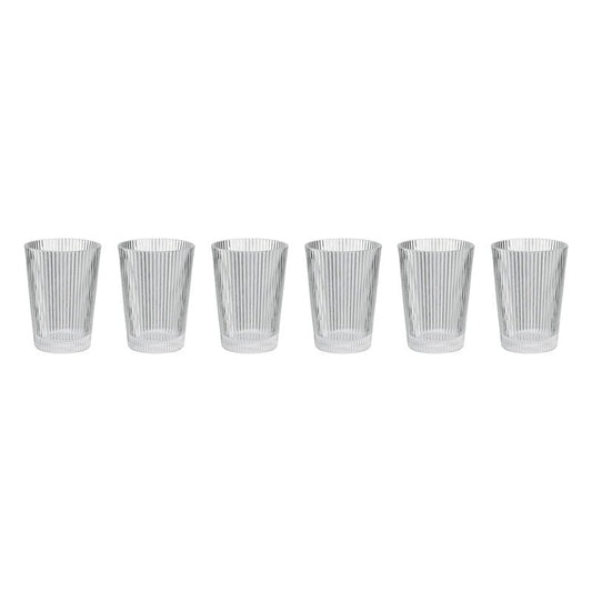 Pilastro drinking glasses by Stelton #24 cl, 6 pcs, clear #