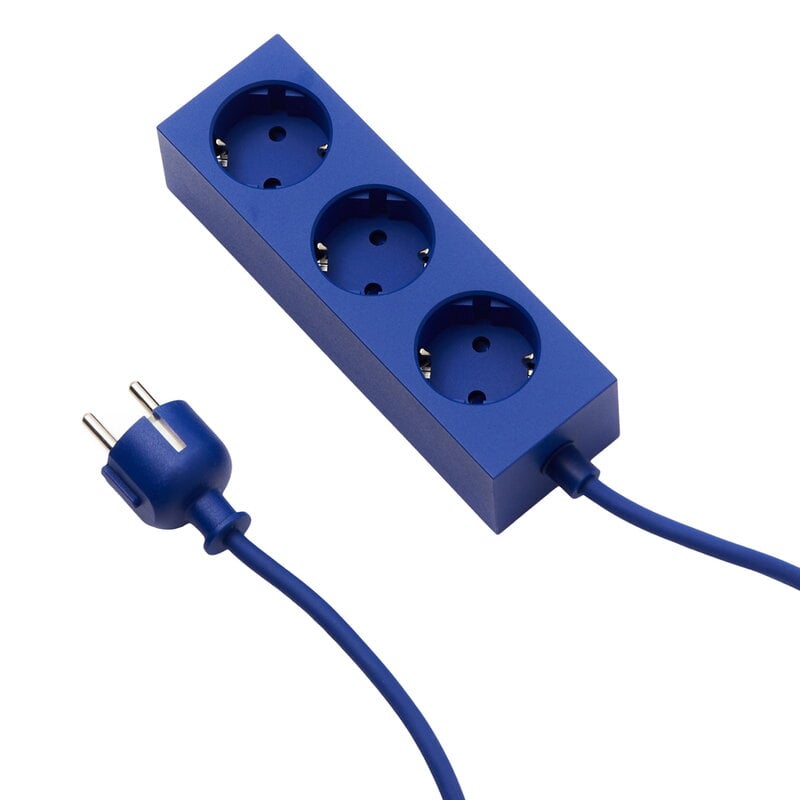 Power Bar power strip by Pedestal #2 m, ultra marine #