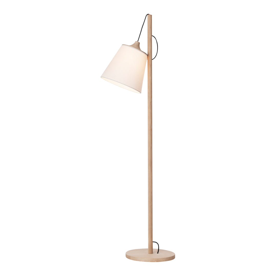 Pull Floor Lamp by Muuto #Oak / White