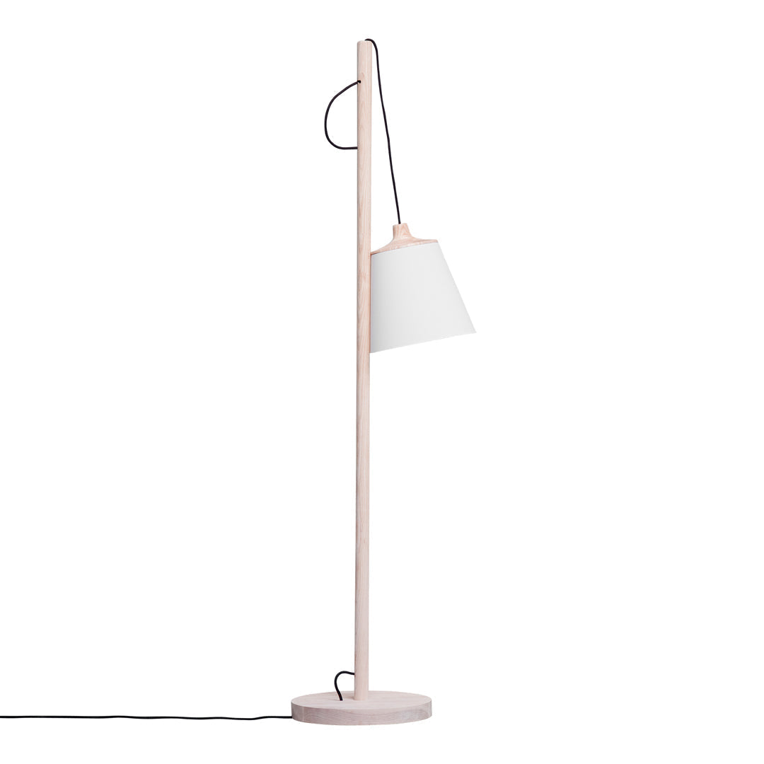 Pull Floor Lamp by Muuto #Oak / White