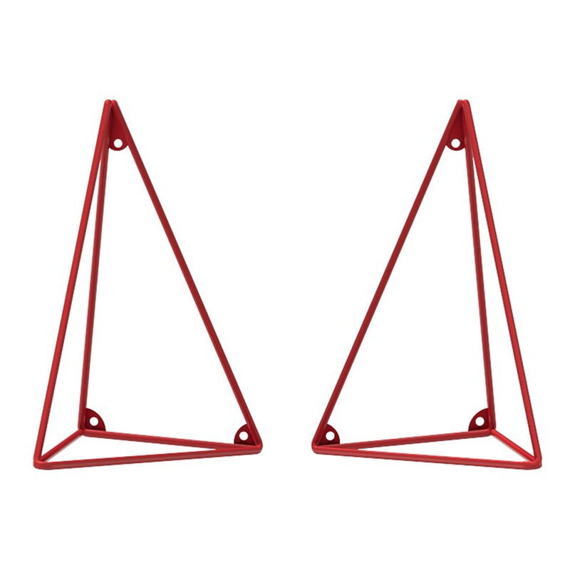 Pythagoras brackets by Maze #2 pcs, red #