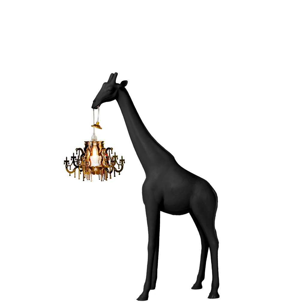 Giraffe In Love Xs table/floor lamp by Qeeboo #Black