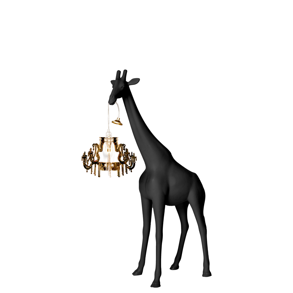 Giraffe In Love Xs table/floor lamp by Qeeboo #Black