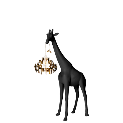 Giraffe In Love Xs table/floor lamp by Qeeboo #Black