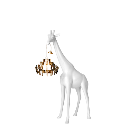 Giraffe In Love Xs table/floor lamp by Qeeboo #White