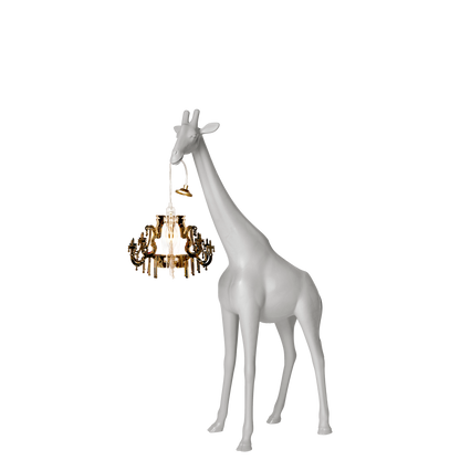 Giraffe In Love Xs table/floor lamp by Qeeboo #Cold Sand