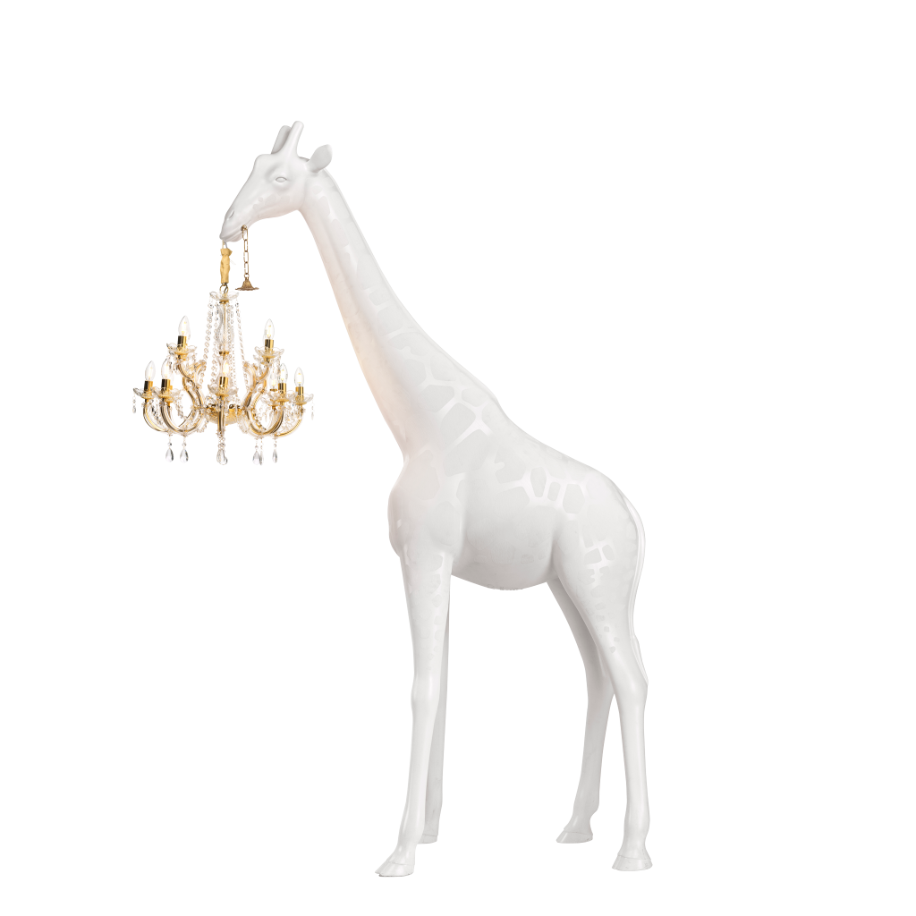 Giraffe in Love M Indoor by Qeeboo #White