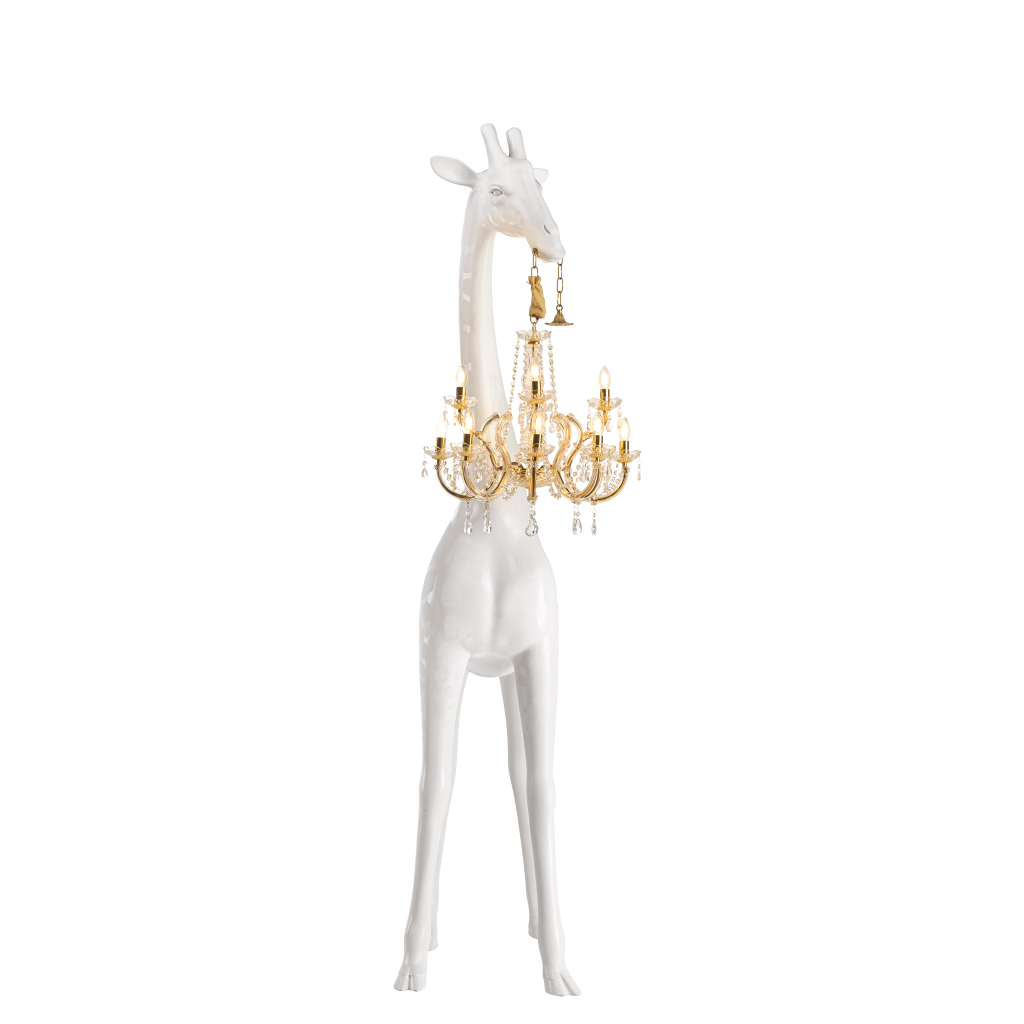 Giraffe in Love M Indoor by Qeeboo #White