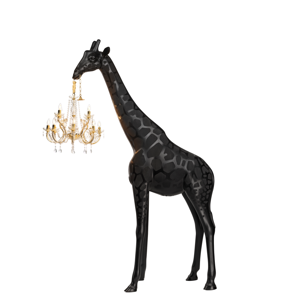 Giraffe in Love M Indoor by Qeeboo #Black